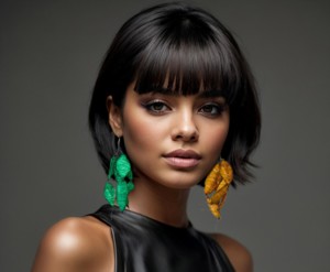 Earrings model Schlumbergara Truncata